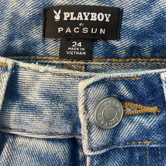 PACSUN PLAYBOY JEANS SIZE 24 - Picture 9 of 15
